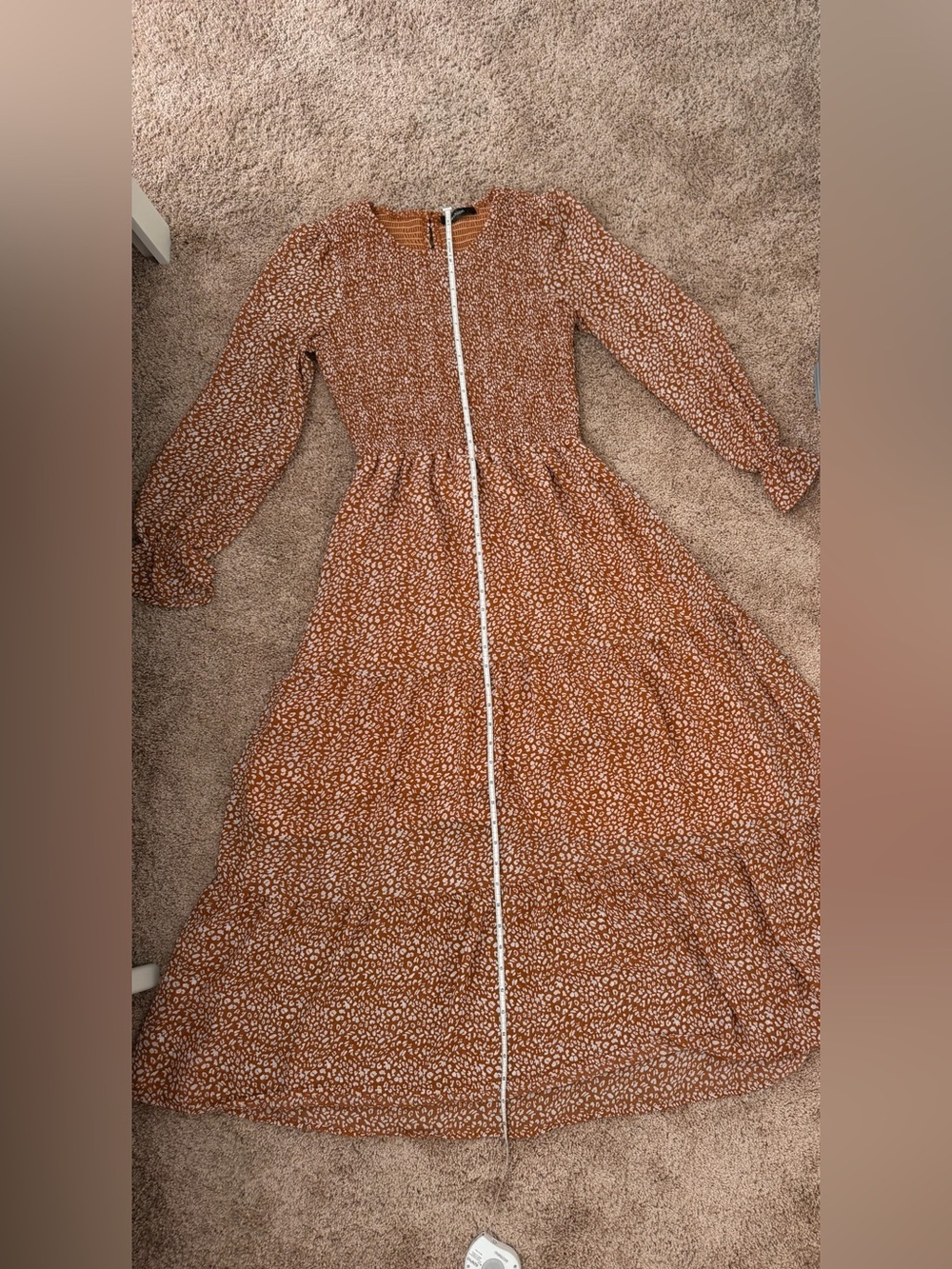 Fashion Small Rust Brown  Maxi Dress (Size S) - Picture 11 of 13